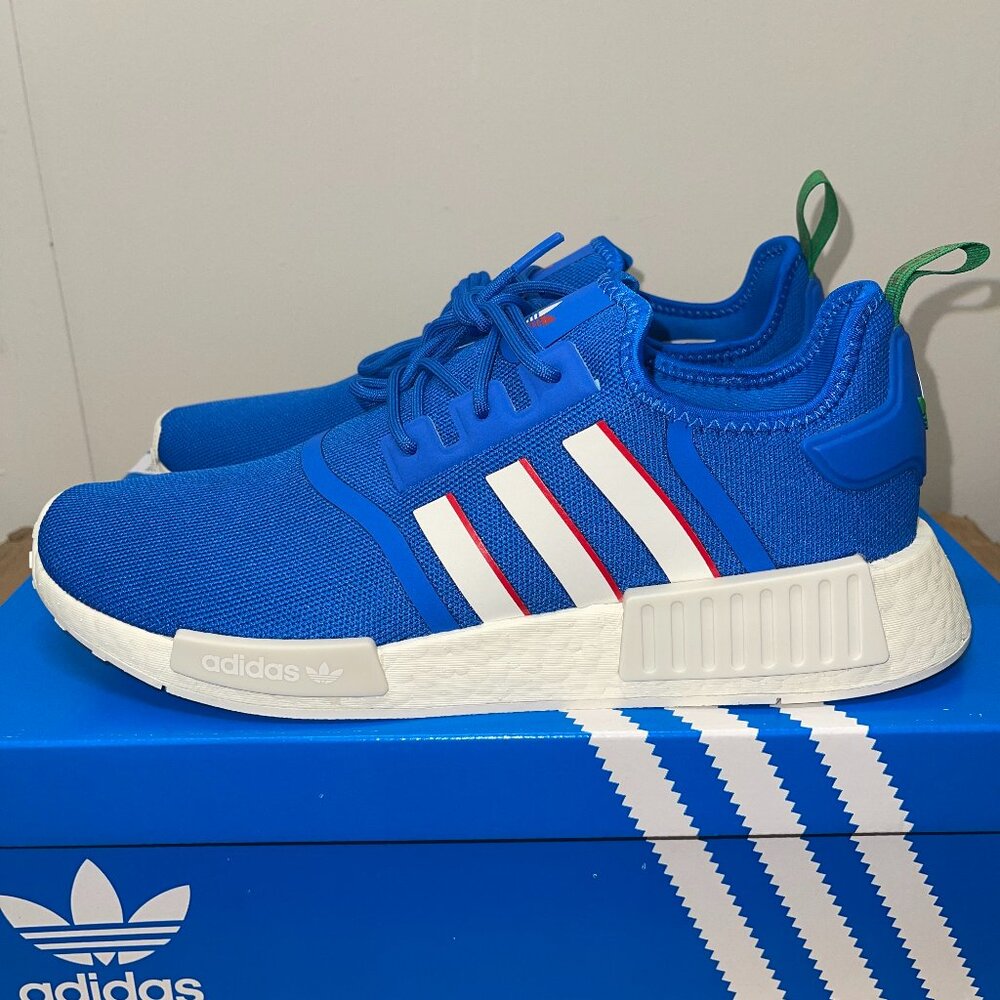 MEN’S ADIDAS NMD_R1 (GX9886) SNEAKERS ROYAL BLUE SIZE 12